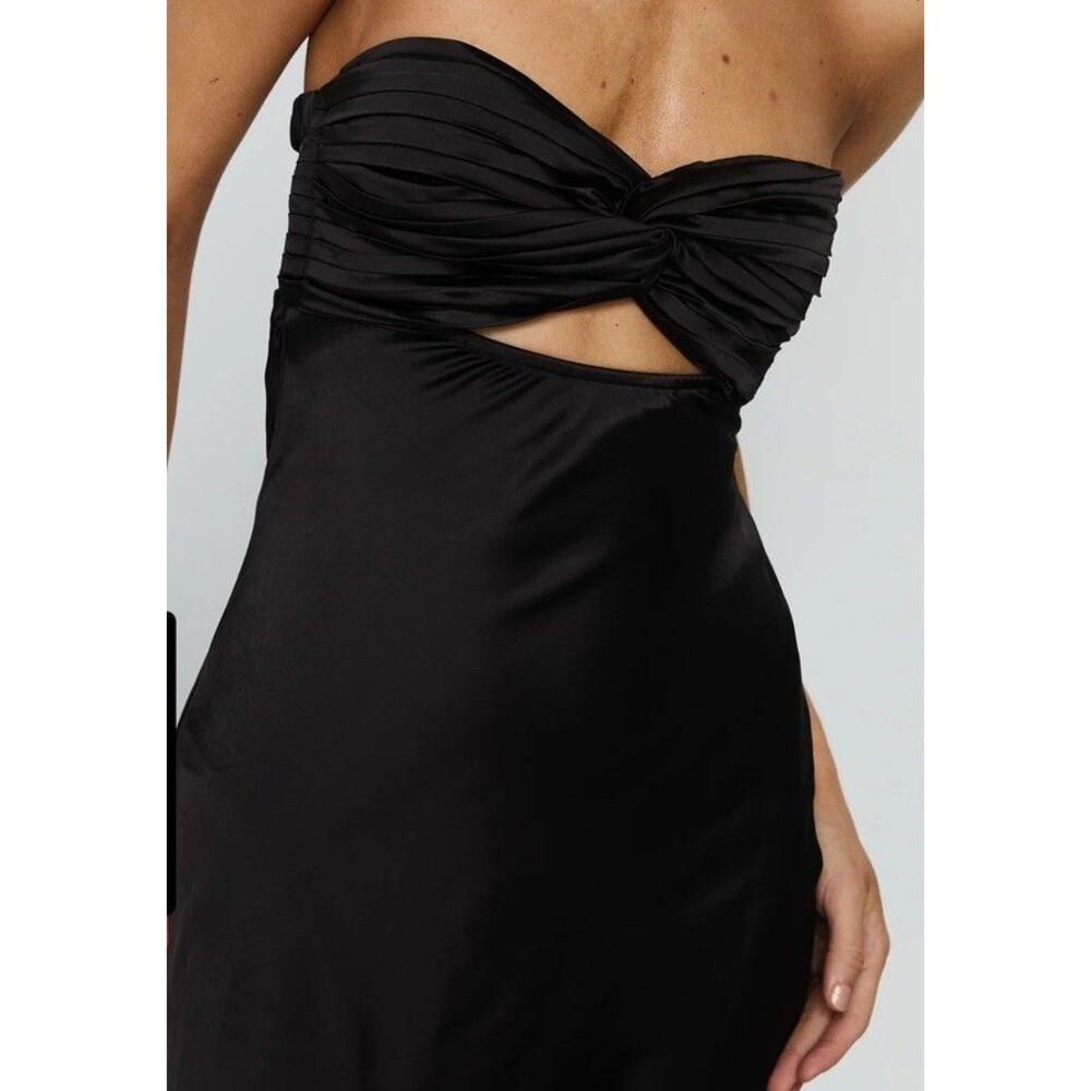 NWT Princess Polly Faviola Strapless Maxi Dress Blue Size 8 Sleeveless - Picture 5 of 7